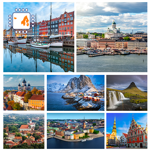 eSIM Scandinavia & Balticum - 3GB