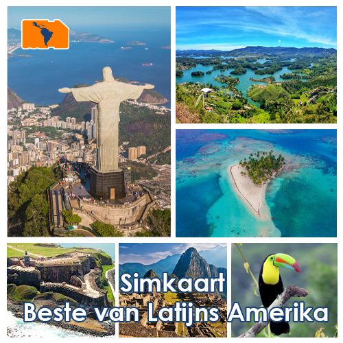 [WW_901O_STACK_ONEOFF_BESTLATAM2_3GB_30D] Data Sim Card Best of Latin America - 3GB
